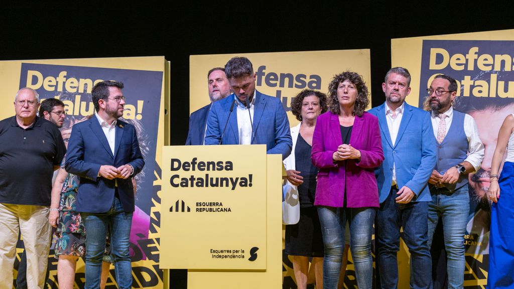 Comparecencia de Gabriel Rufián tras conocer los resultados de las elecciones del 23-J