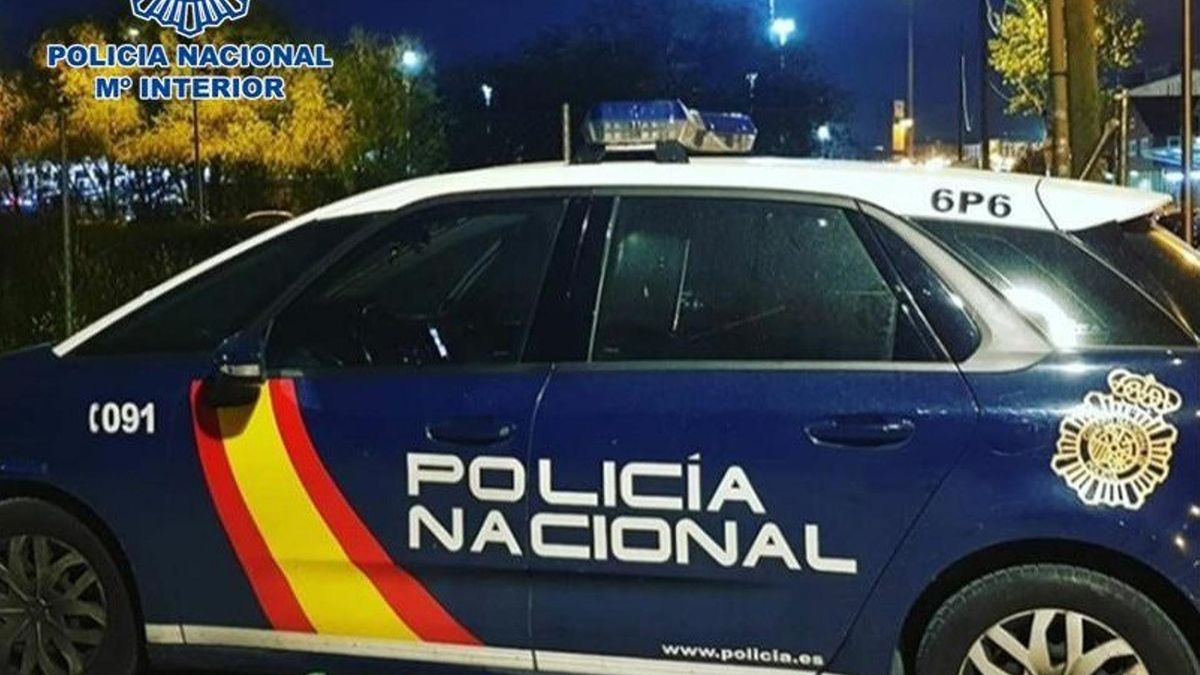 Vehículo de la Policía Nacional.