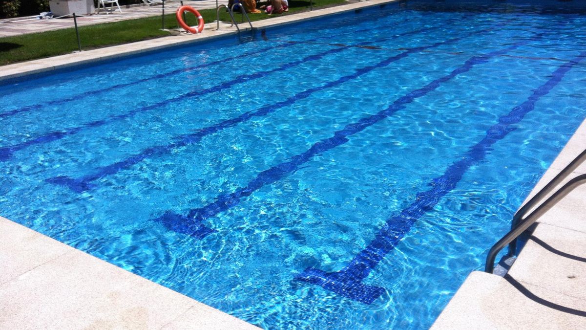 Archivo - Recursos de piscina olímpica, natación, salvavidas