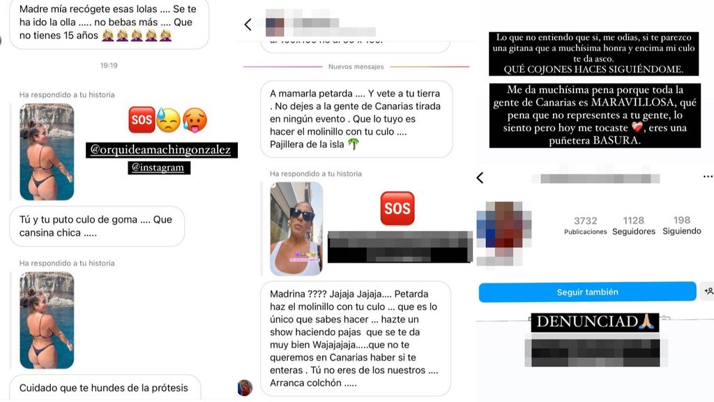 Solo un ejemplo del odio que Anabel Pantoja recibe a diario en redes