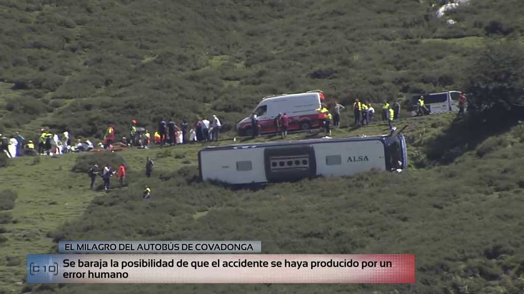 El milagro del autobús de Covadonga: el accidente podría haberse producido por un error humano
