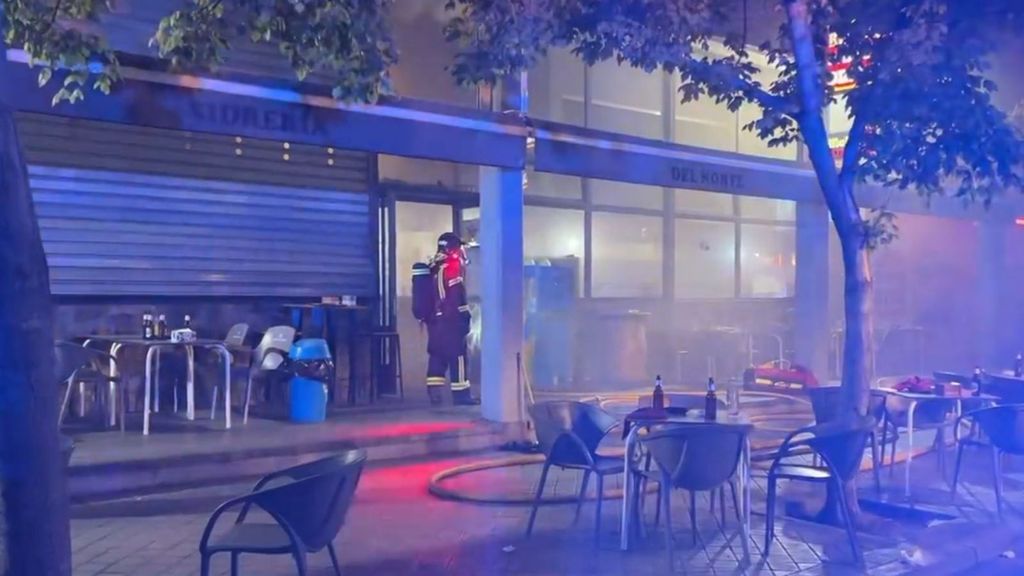 Incendio en restaurante de Villaverde