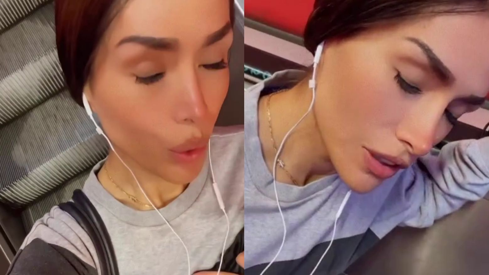 Miriam Saavedra en pleno ataque de ansiedad