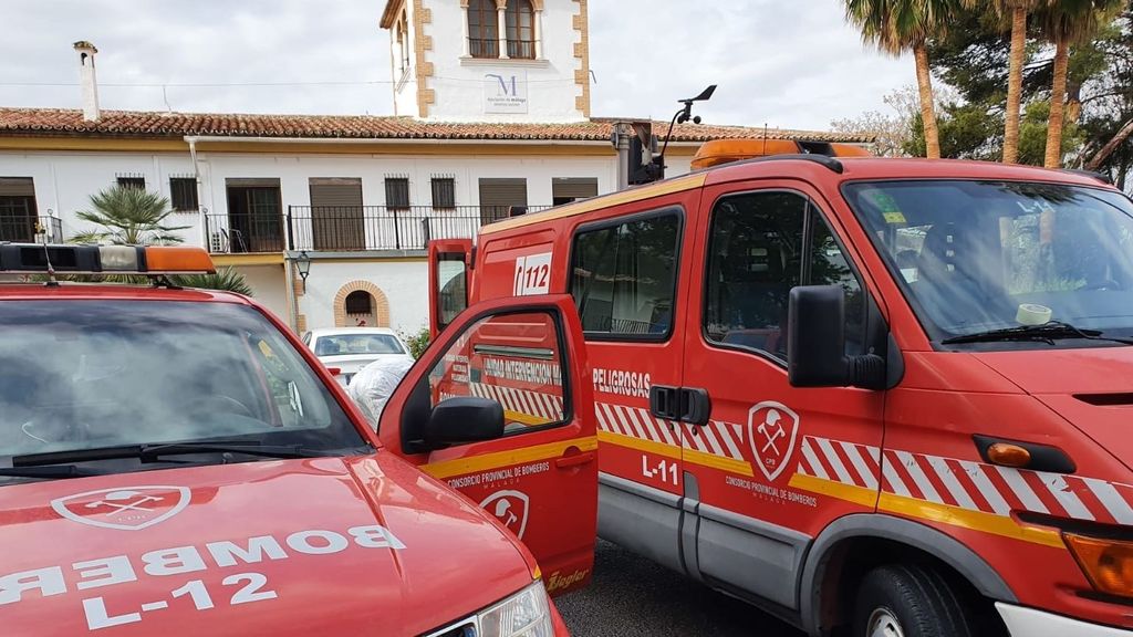 Incendio en domicilio de Casarabonela (Málaga)