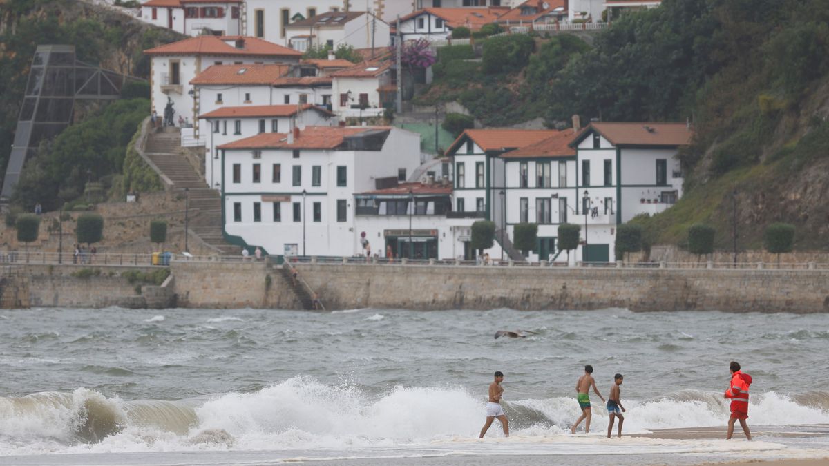 Empeora el tiempo en la costa de Bizkaia