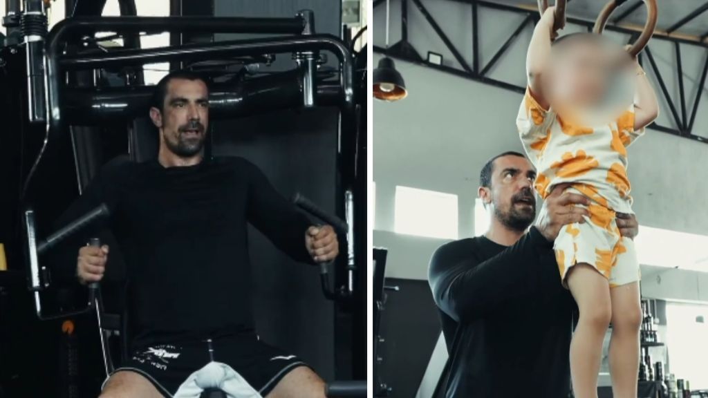 El entrenamiento de Ibrahim Çelikkol y su hijo Ali de 3 años, en vídeo