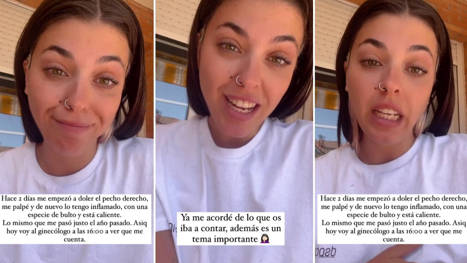 Lola Mencía explica preocupada que tiene dolor y un nuevo bulto en el pecho