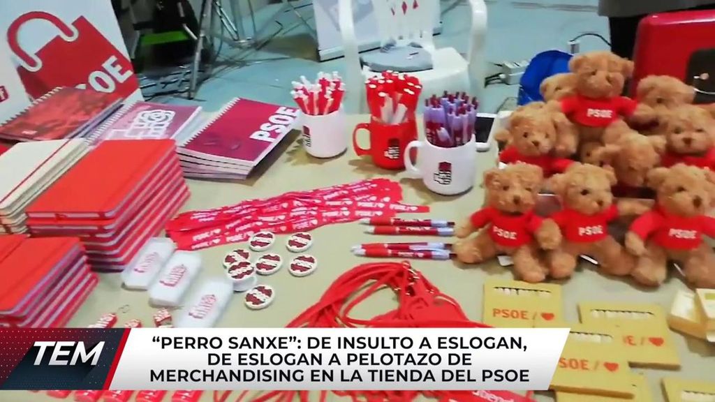 El Partido Socialista triunfa con el merchandising de 'Perro Sanxe' Todo es mentira 2023 Programa 1147