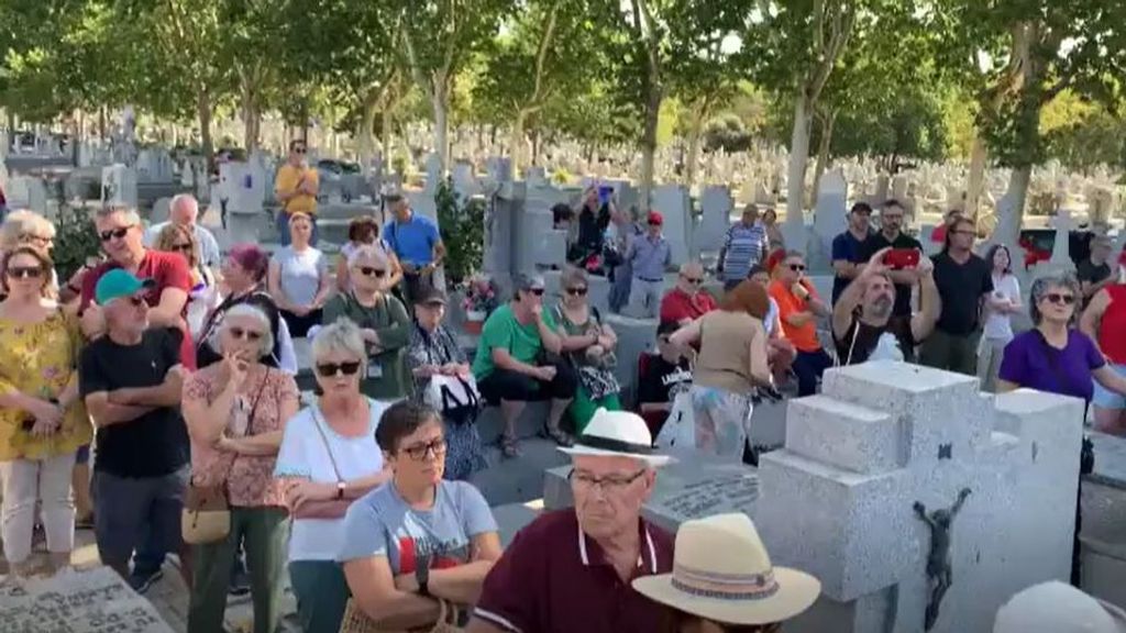 El Homenaje a las Trece Rosas y a los 43 Claveles en el 84 aniversario de su fusilamiento celebrado en Madrid