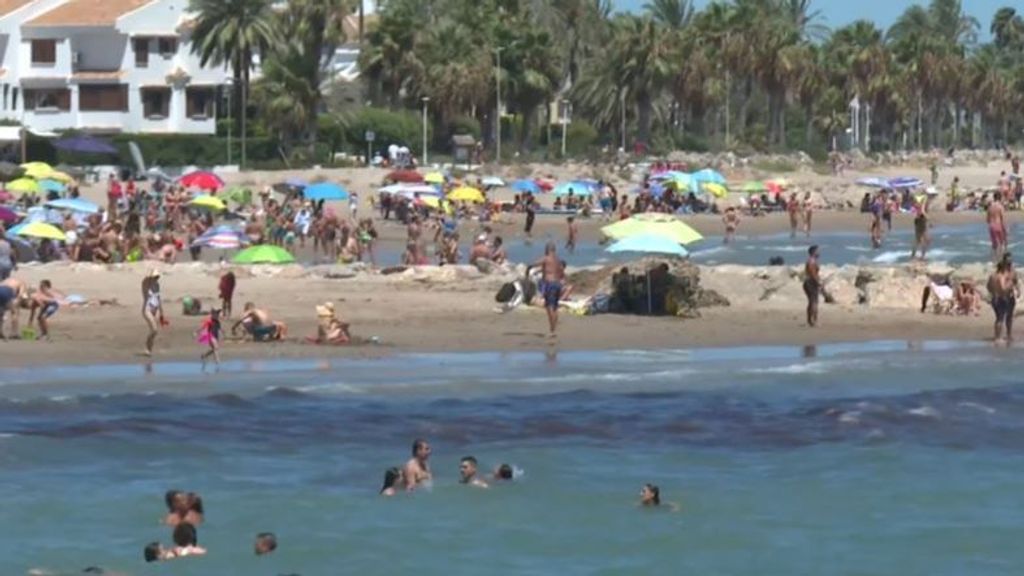 Aumenta la temperatura del agua del mar en Valencia