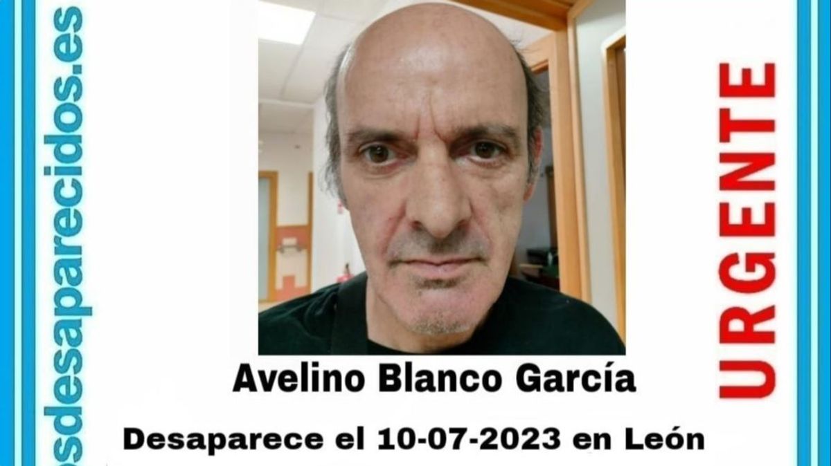 Avelino Blanco, el hombre de 51 años desaparecido en León desde el 10 de julio, hallado sin vida