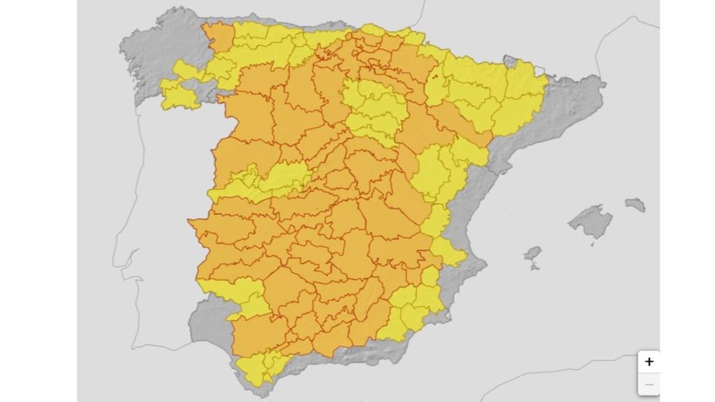 Avisos por altas temperaturas miércoles