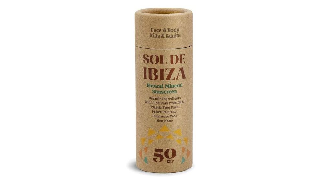 Crema solar mineral Sol De Ibiza sólida Cara & Cuerpo SPF50