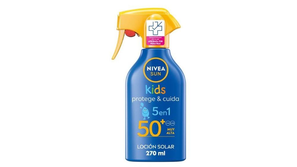 Crema solar para niños Nivea Sun Kids Protege & Cuida FP50+1