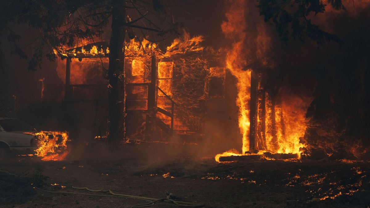 Imagen de archivo de un incendio en California