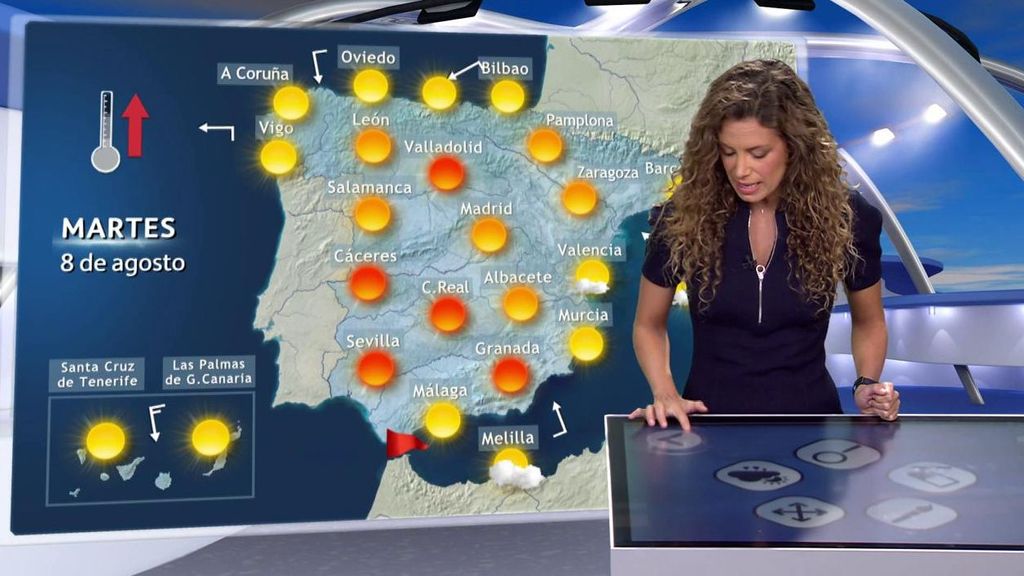 La temperatura se dispara y llegará el martes a 43 grados en el sur de España