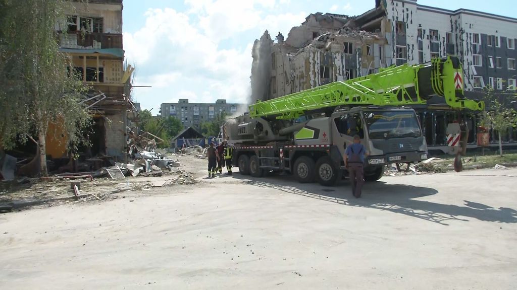 Aumenta a 88 el balance de heridos por un ataque con misiles en una zona residencial de Donetsk