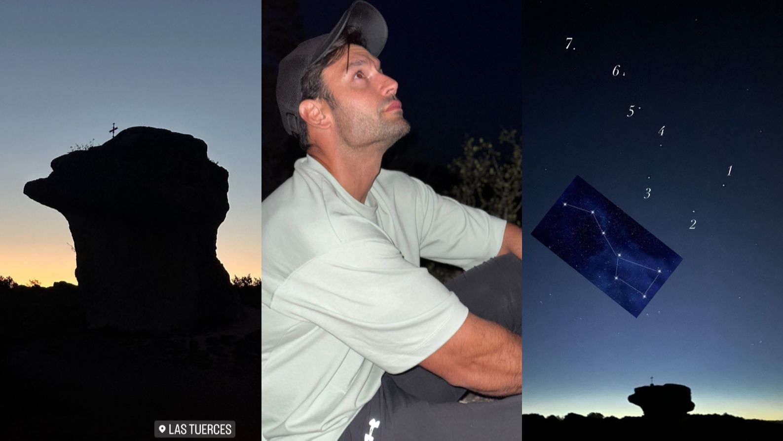 El picnic a la luz de las estrellas de Jorge y su mujer