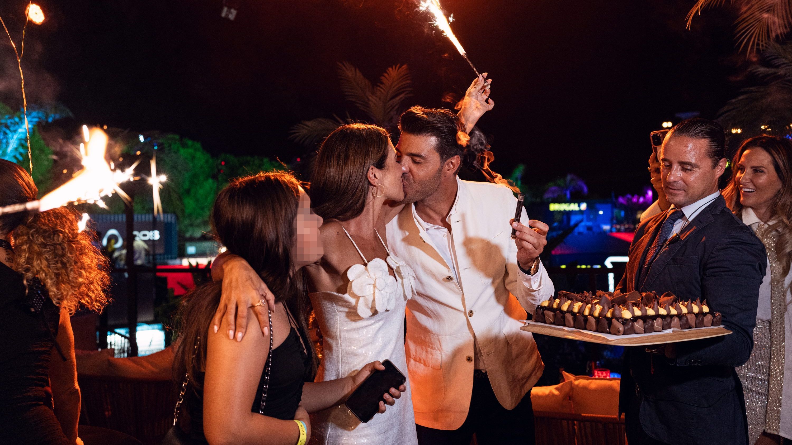 Paula Echevarría y Miguel Torres, en el cumpleaños de la actriz