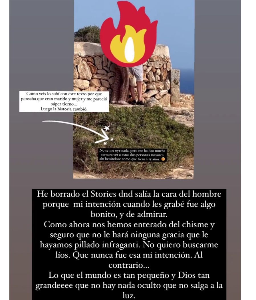 Noemí Salazar, agobiada tras haber pillado infraganti con su amante al vecino de una seguidora