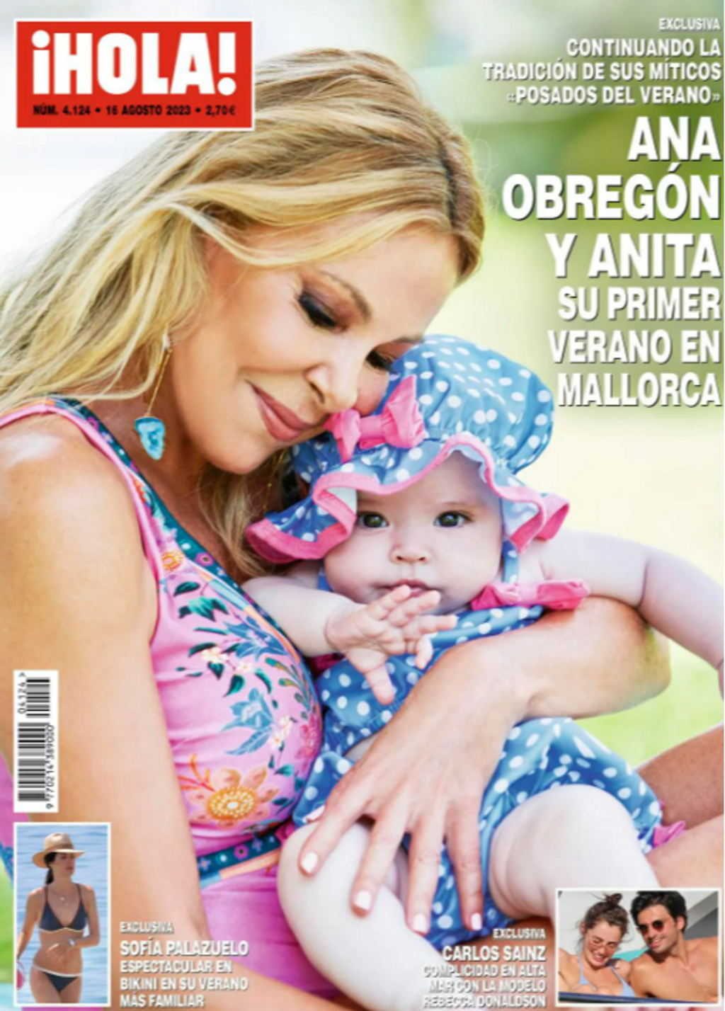Ana Obregón posa junto a su nieta Ana Sandra para la revista ¡Hola!