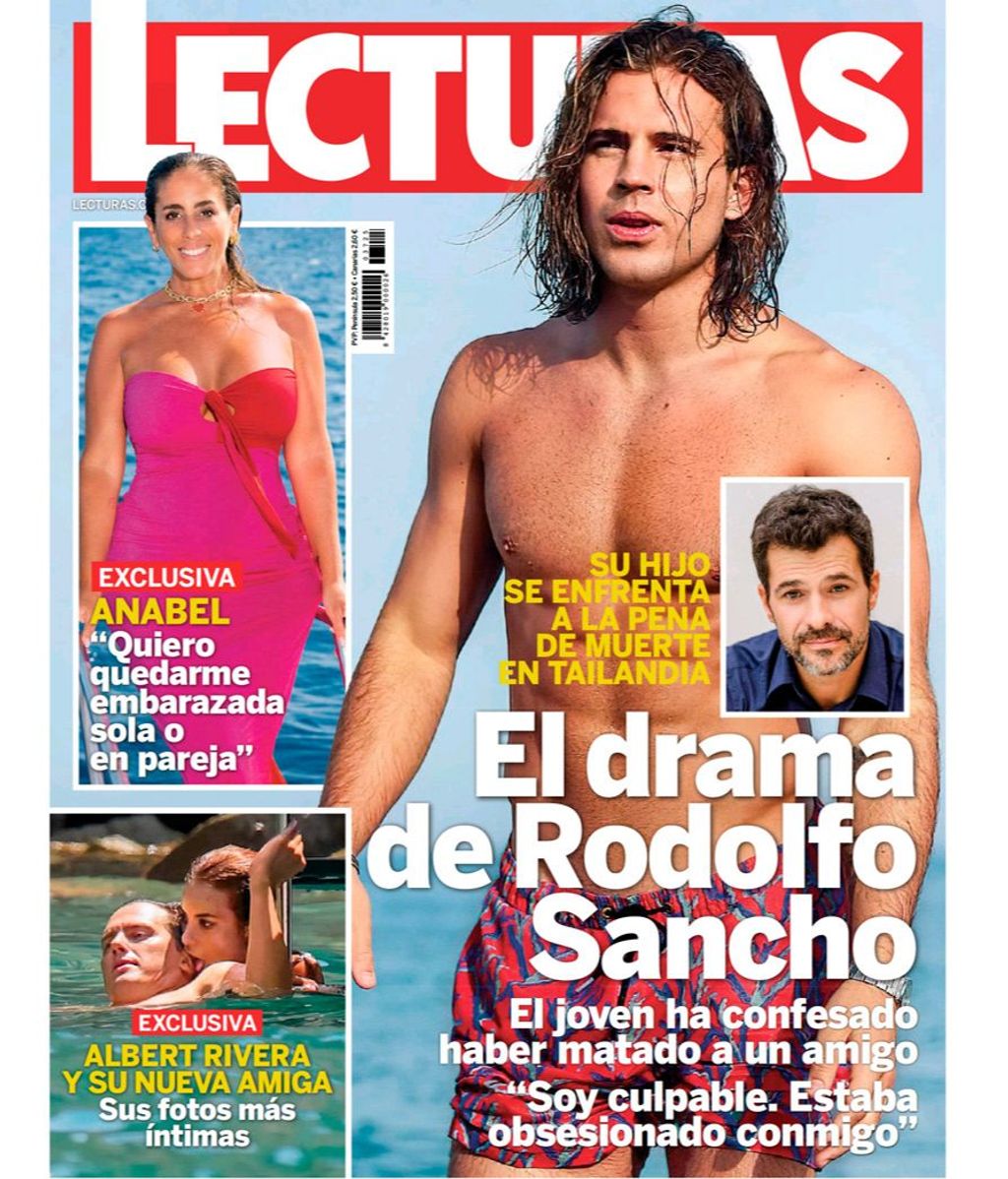 Anabel Pantoja, en la portada del último número de la revista 'Lecturas'