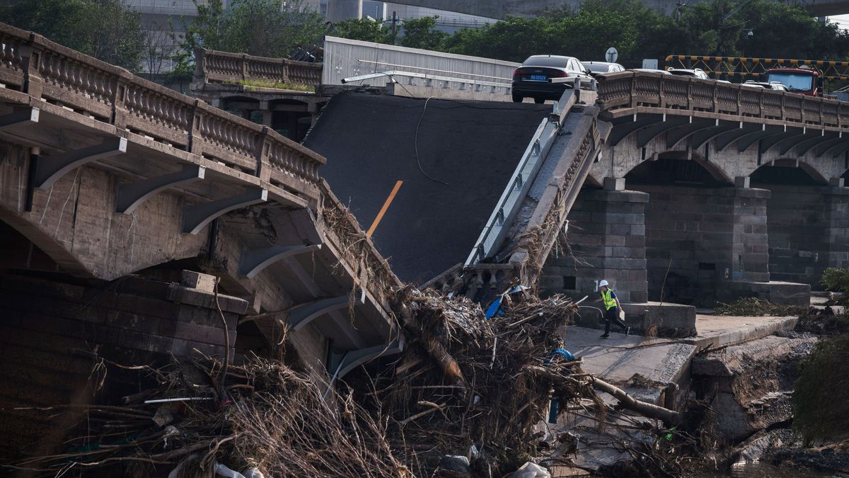 El supertifón Doksuri devasta por completo Pekín, capital de China