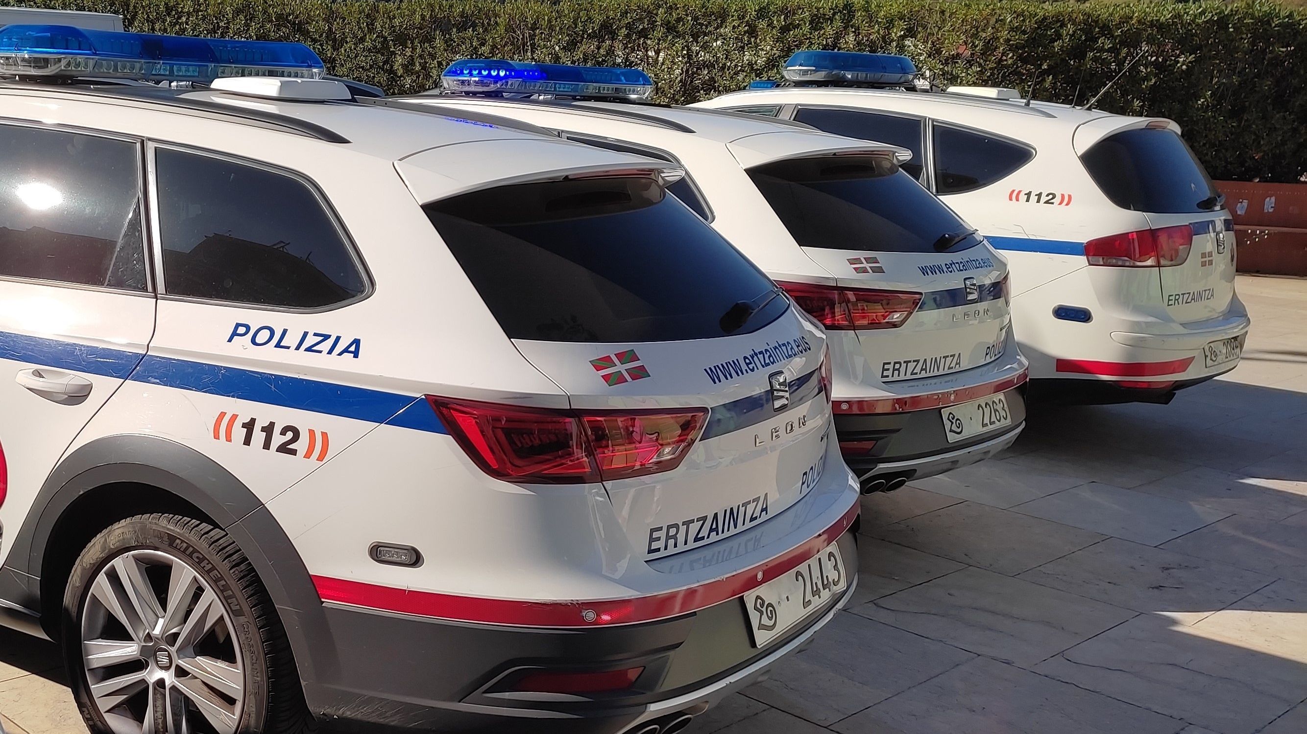 Vehículos de la Ertzaintza