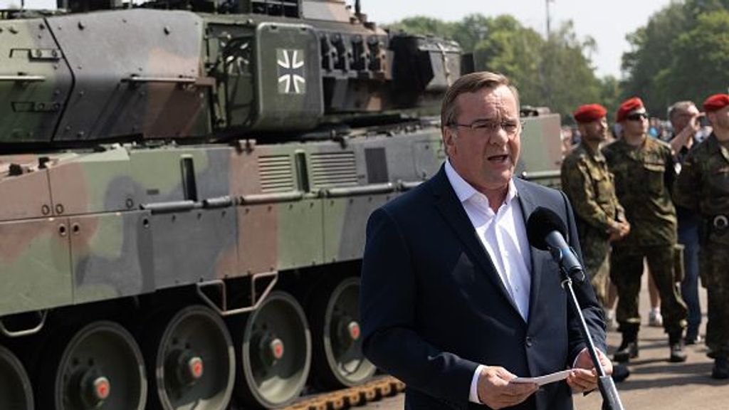 El ministro de defensa alemán Boris Pistorius