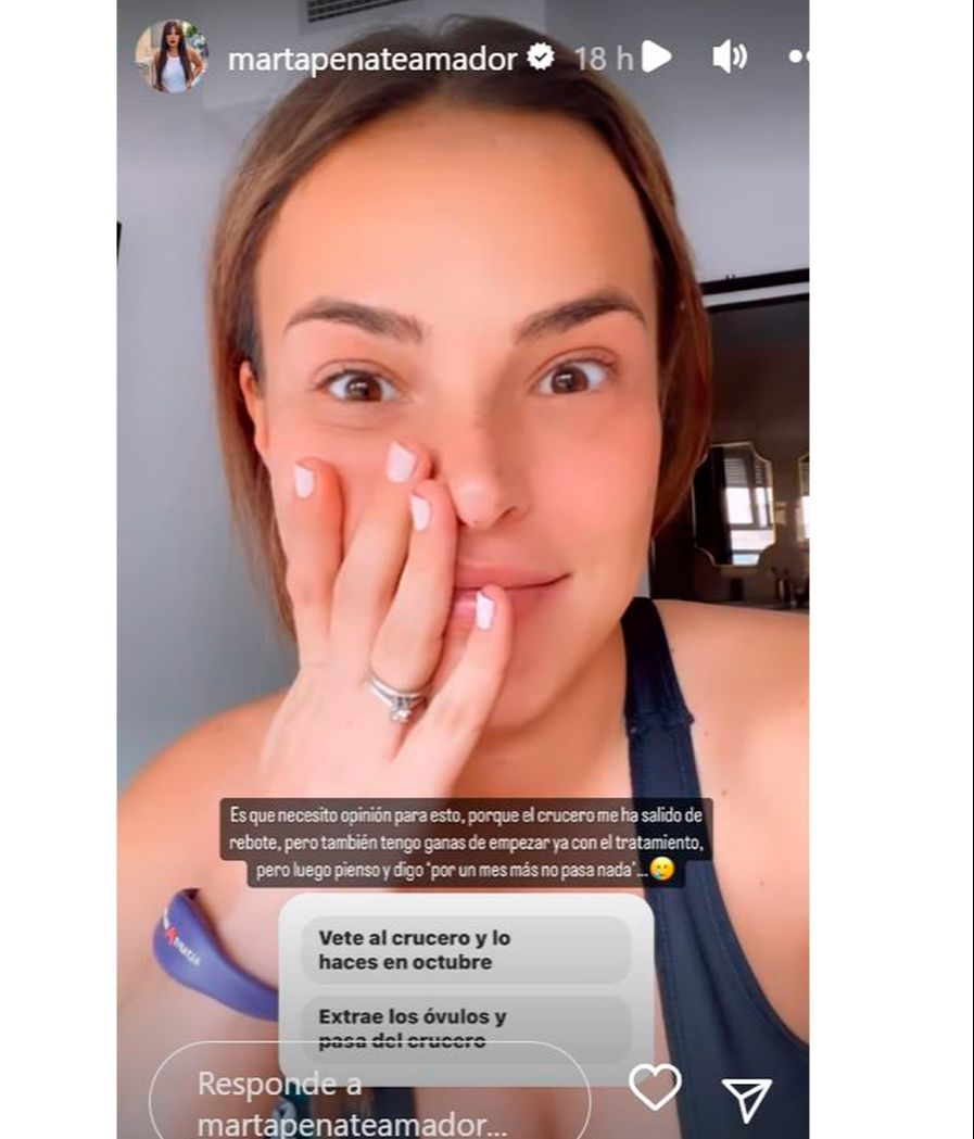 Marta Peñate ha pedido consejo a sus seguidores ante un dilema que se le ha presentado