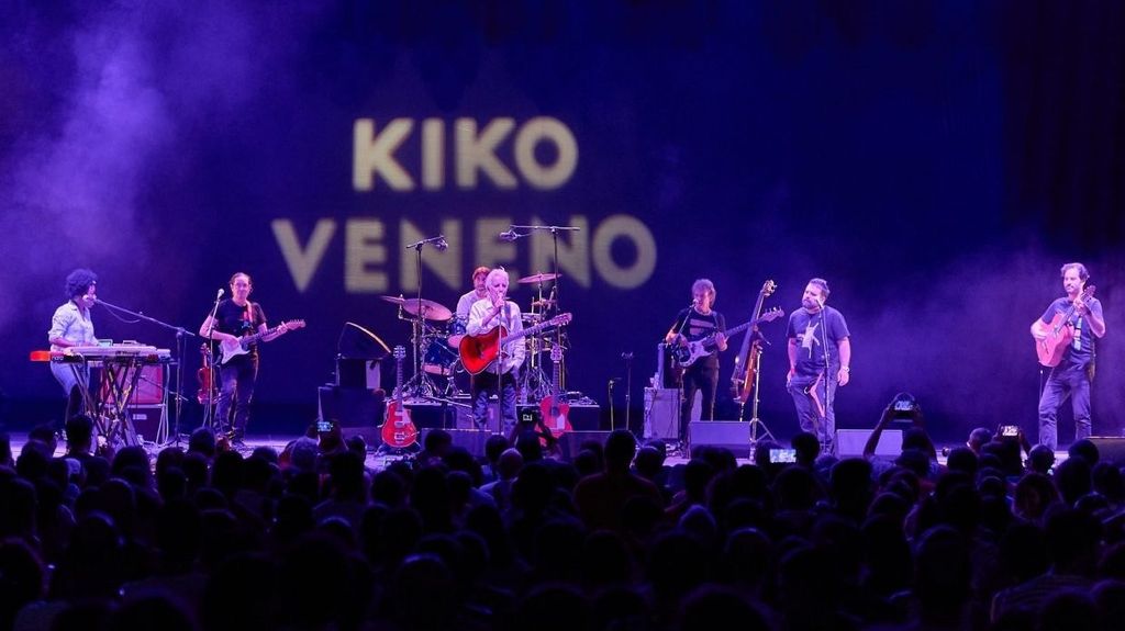 Imagen del concierto sorpresa de Kiko Veneno en Veranos de la Villa en 2022