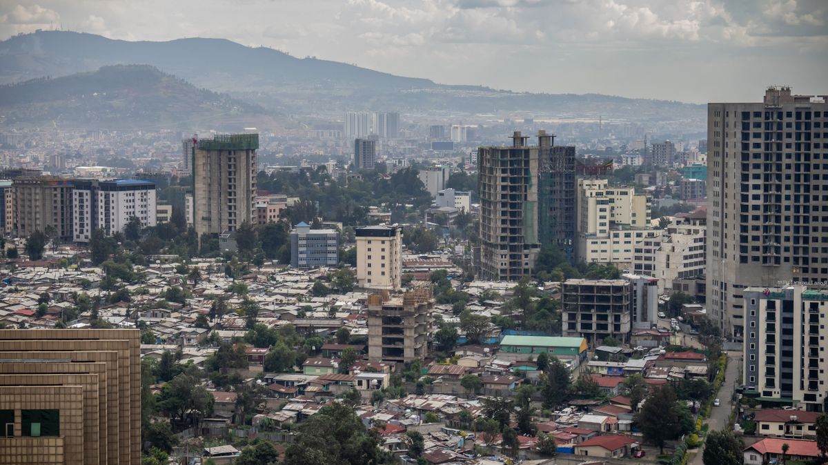 Vista general de Addis Abeba, la capital de Etiopía