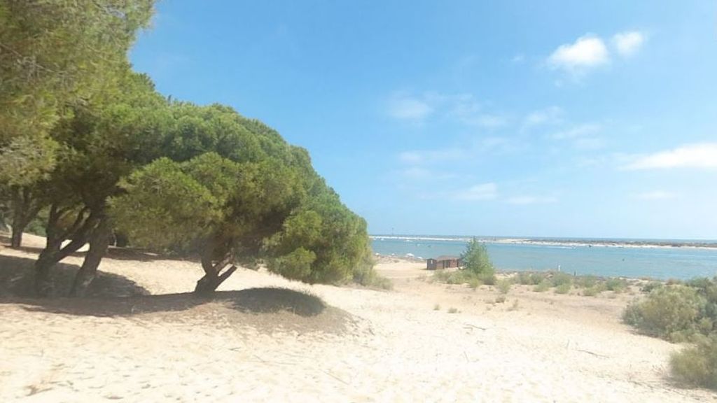 Playa de la Flecha del Rompido, en Huelva