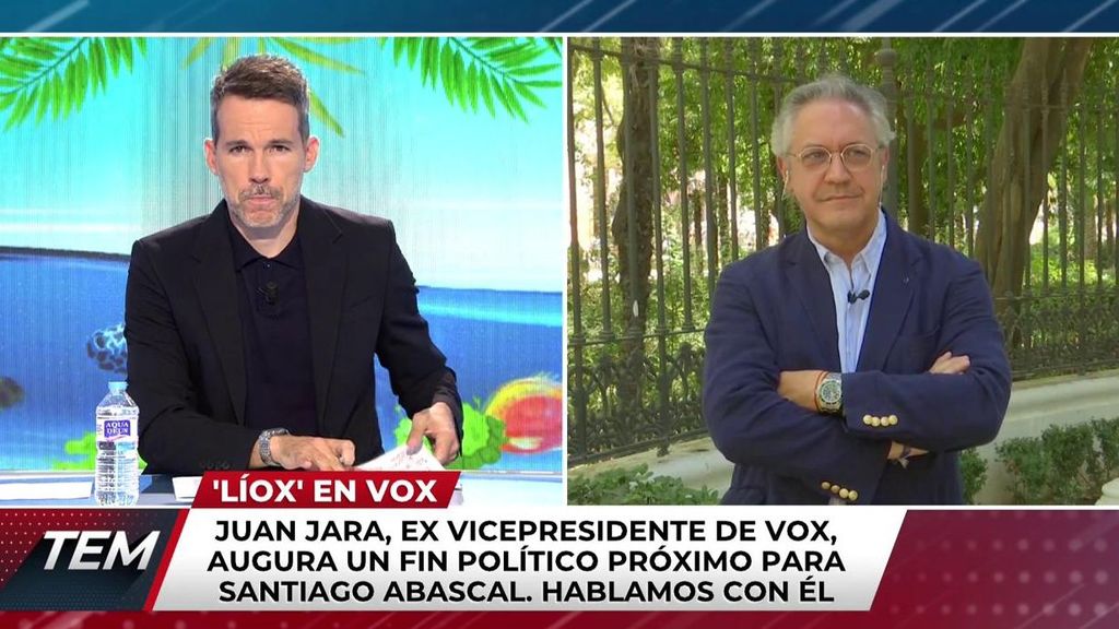 Juan Jara hablando de Vox