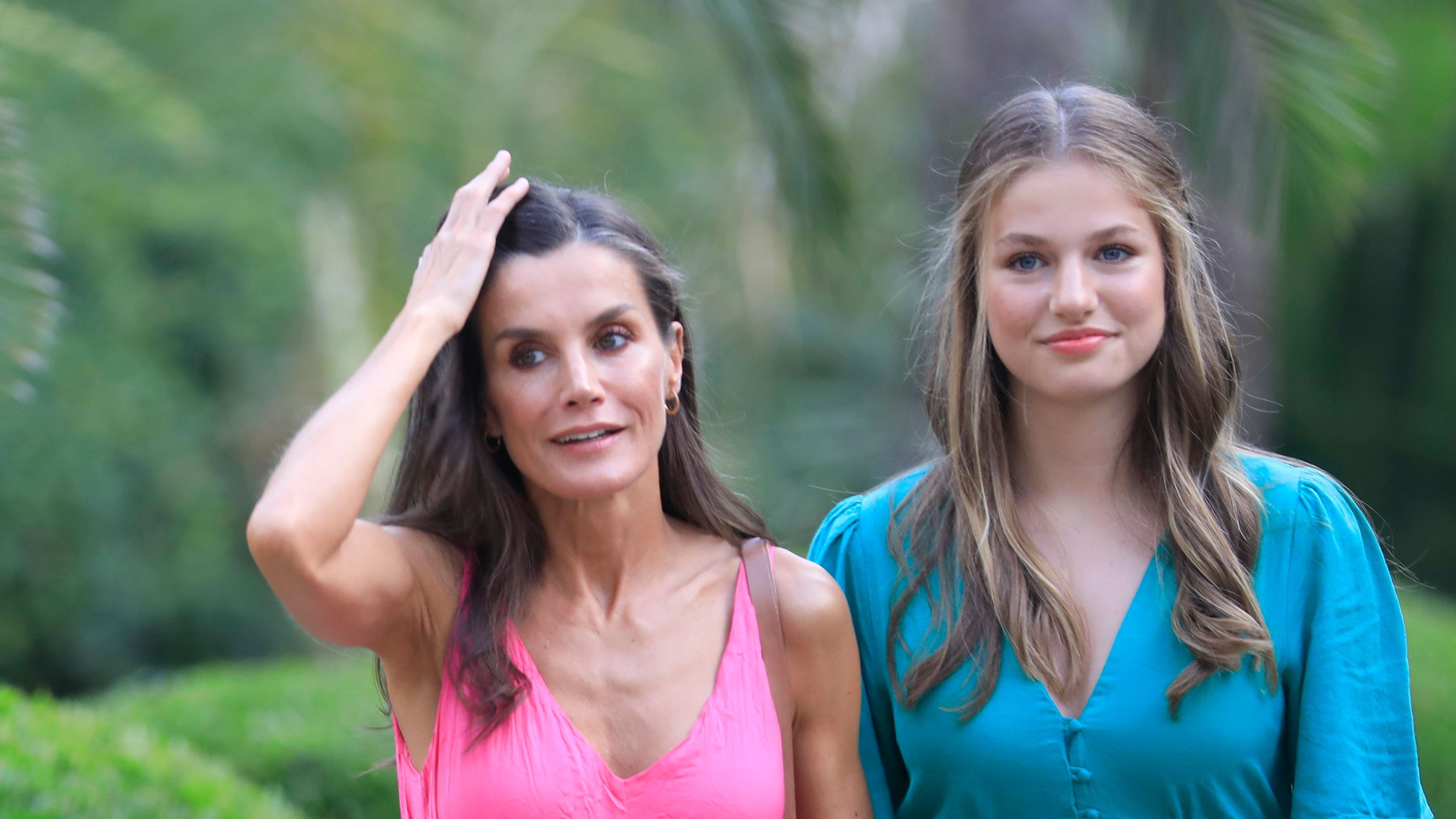 La reina Letizia con la princesa Leonor. FUENTE: Cordonpress
