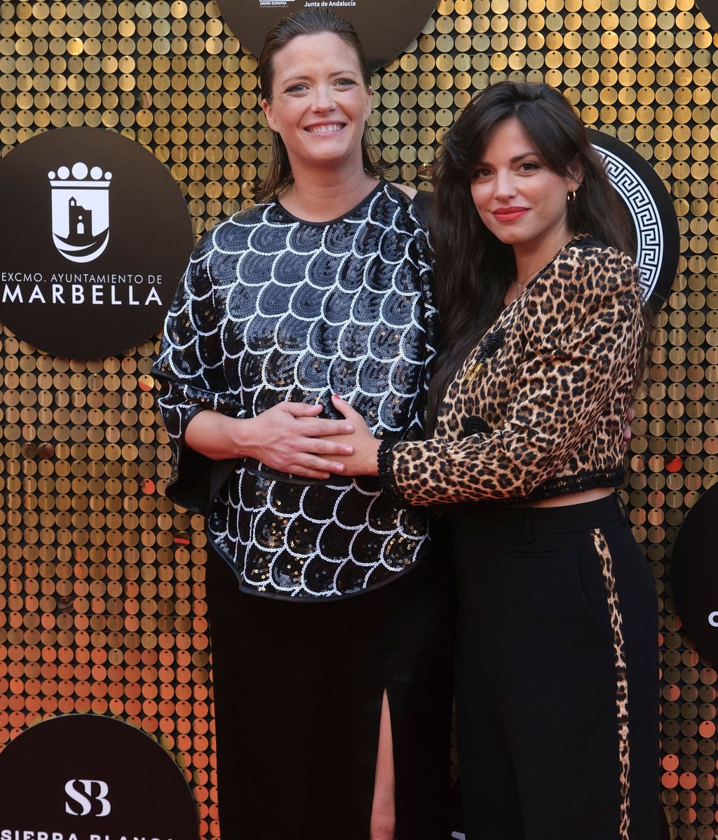 María Casado y Martina diRosso, juntas en la Gala Starlite 2023, poco antes de convertirse en madres