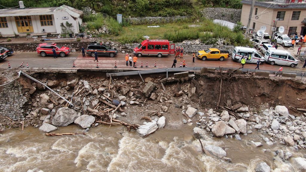 Un corrimiento de tierra en Xi’an, China, deja más de una veintena de muertos