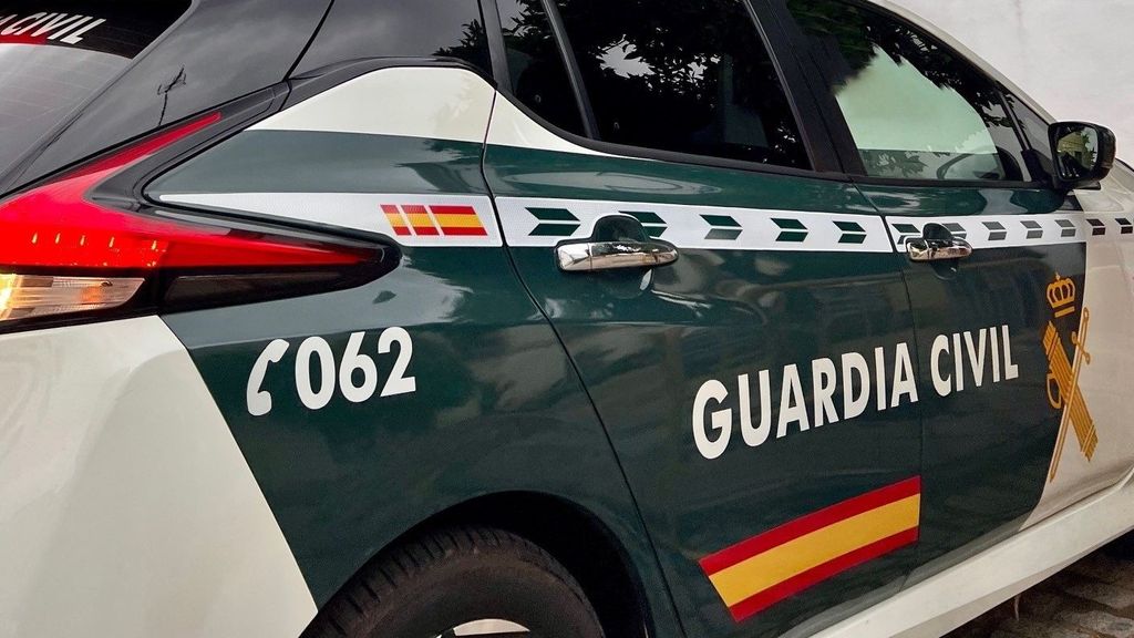 Un vehículo de la Guardia Civil