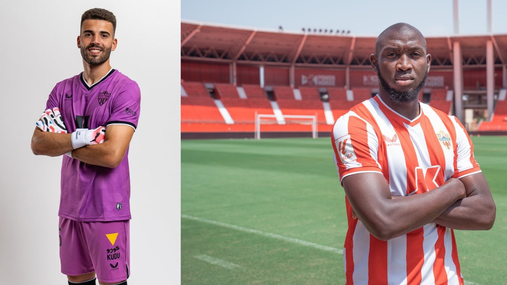 El portero luso Luis Maximiano y el atacante maliense Ibrahima Koné