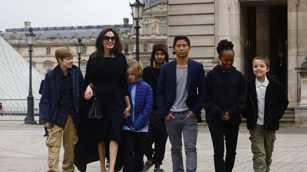 Angelina Jolie y sus hijos