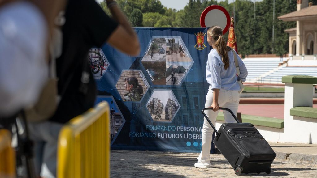 La Princesa de Asturias ingresa en la Academia General Militar de Zaragoza