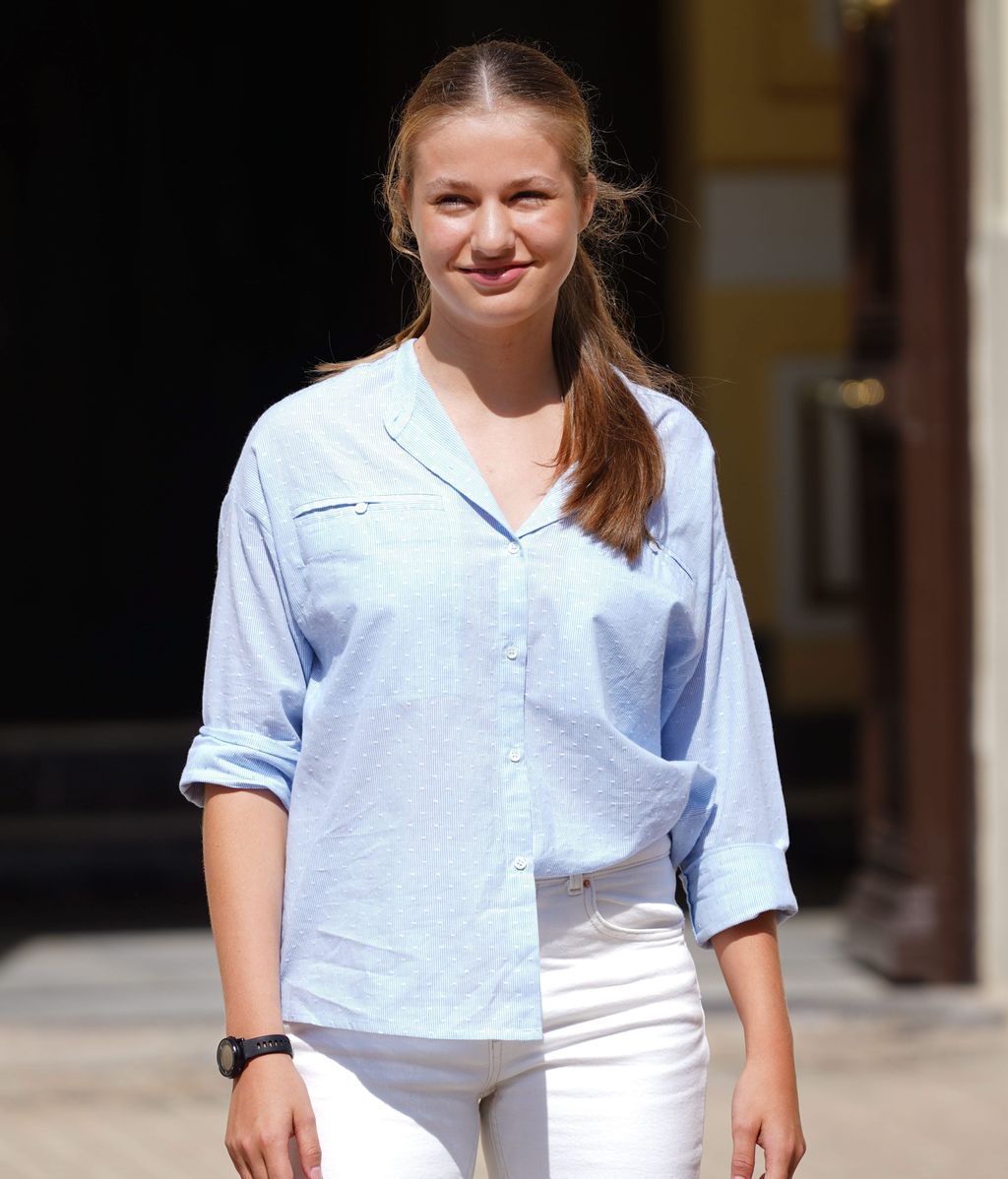 Leonor llega a la Academia Militar de Zaragoza