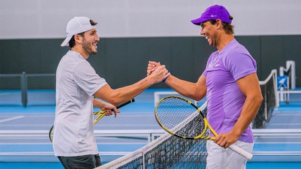 Rafa Nadal y Sebastián Yatra