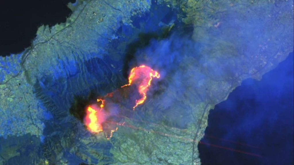 El incendio de Tenerife, a vista de pájaro: el área devorada por las llamas no deja de crecer