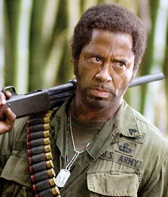 El último 'blackface' defendido por un acror: Robert Downney Jr. en 'Tropic Thunder'.