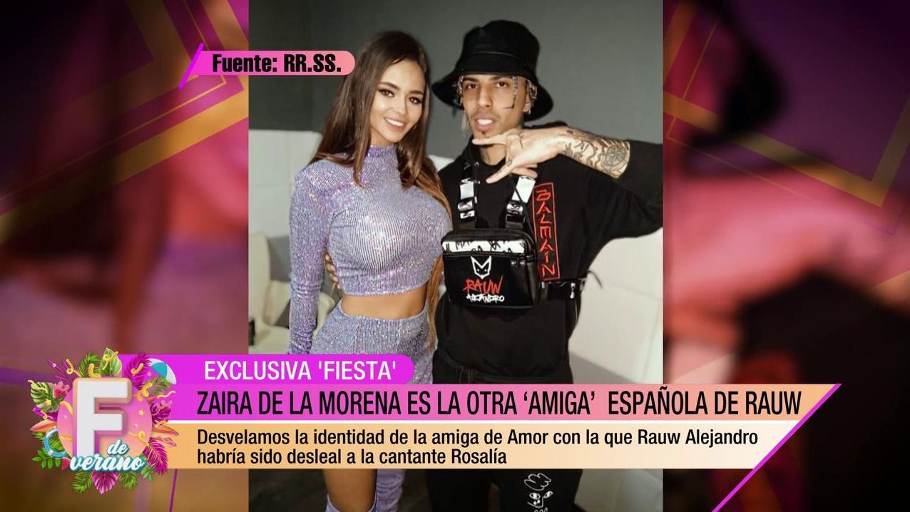 Zaira de la Morena, la influencer valenciana con la que Rauw Alejandro  habría sido infiel a Rosalía - Fiesta