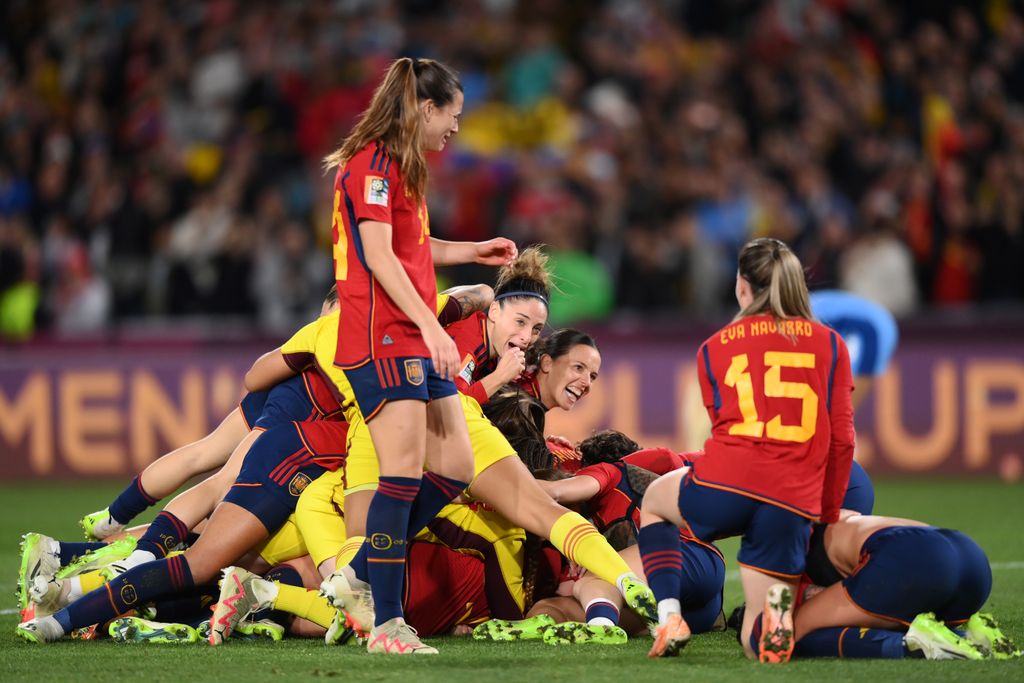 La selección española de fútbol femenino, campeona del Mundial de Australia, en imágenes