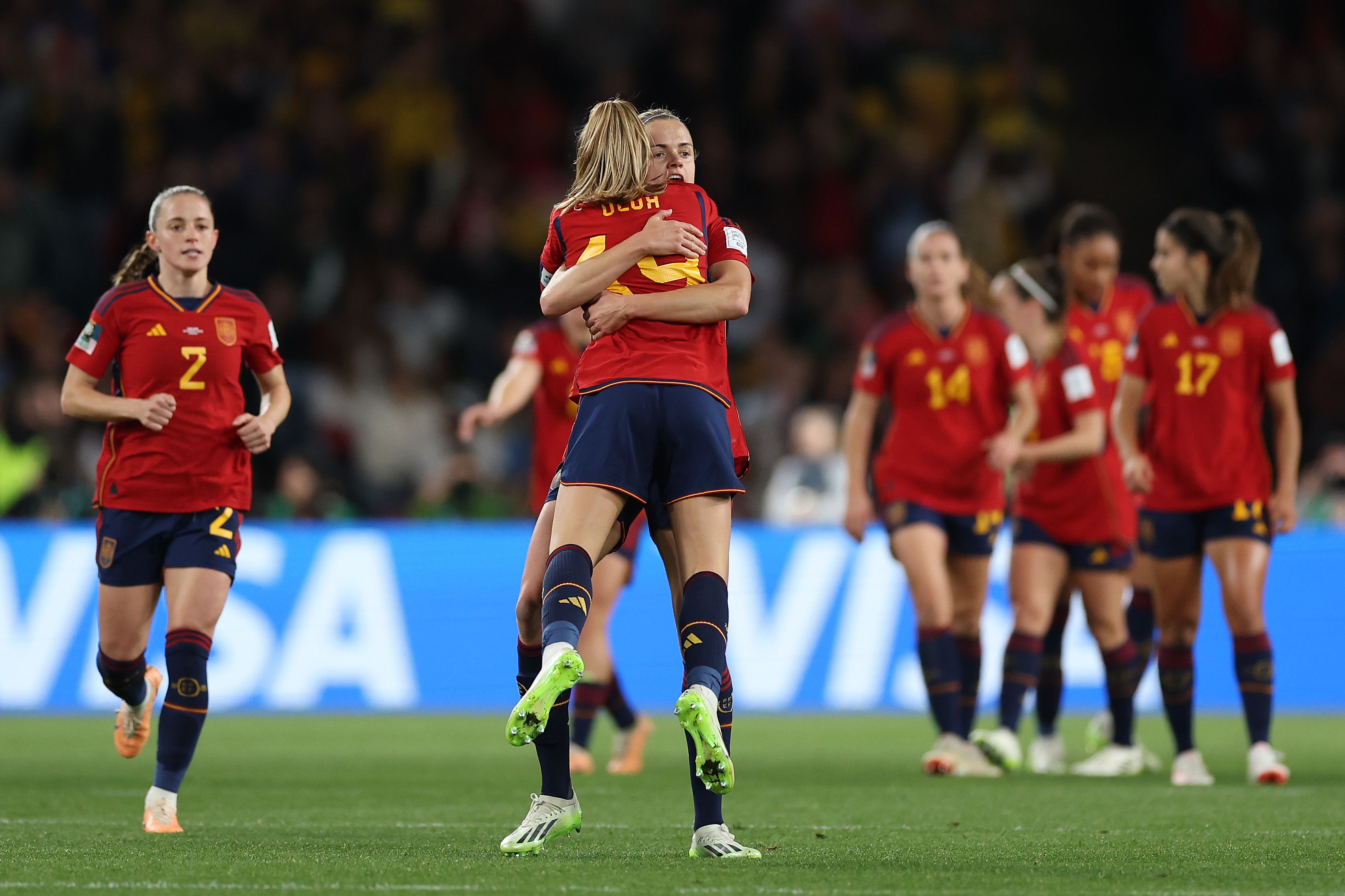 La selección española de fútbol femenino, campeona del Mundial de Australia, en imágenes