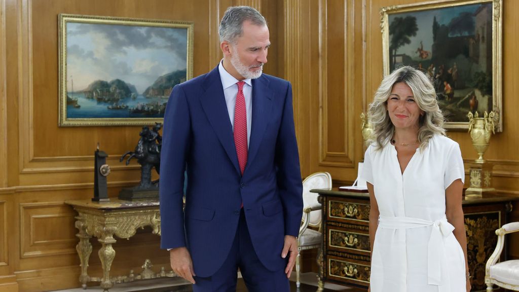 El Rey recibe en audiencia a Yolanda Díaz Pérez, de Sumar