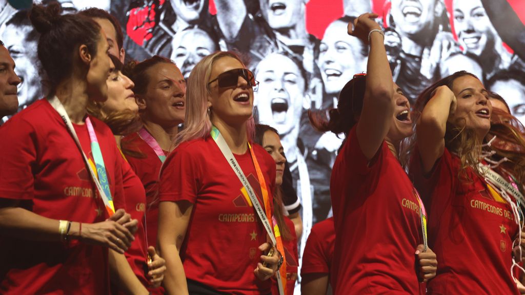 Algunas jugadoras durante la celebración del Mundial en Madrid Río